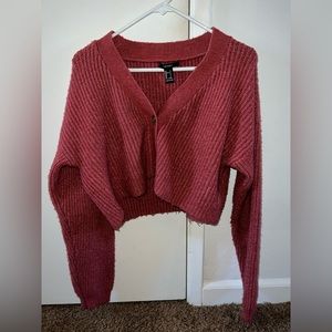 FOREVER 21, cropped sweater, small